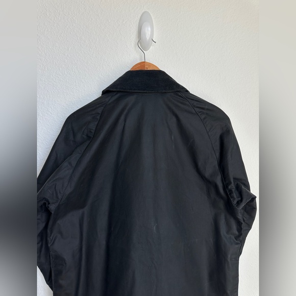 Barbour Beaufort Wax Jacket Black A155 Mens medium - Picture 10 of 16
